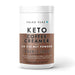 Paleo Pure Keto Coffee Creamer Double Choc Tub Front
