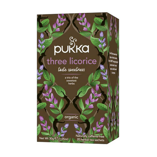 Pukka Three Licorice Organic Tea Bags