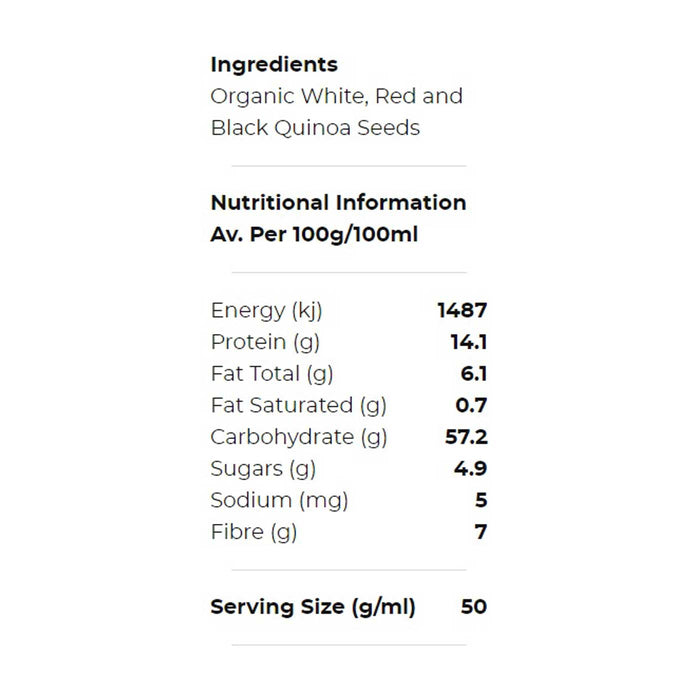 Honest to Goodness Organic Tricolour Quinoa (6997097611464)