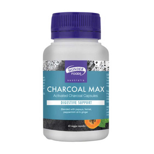 Wonder Foods Charcoal Max (Activated Charcoal Capsules)