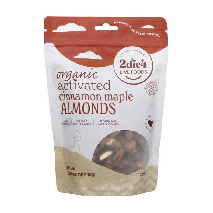 2DIE4 Organic Activated Cinnamon Maple Almonds