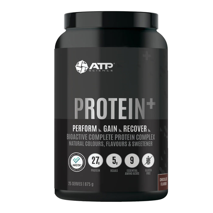 ATP Science Protein Plus Collagen Protein Chocolate Flavour 25 Serves 875g Wicked NRG