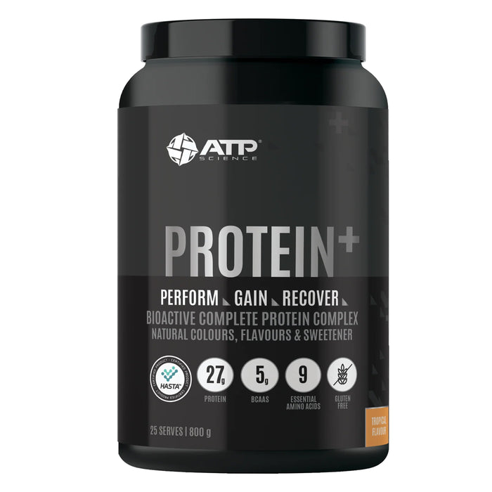 ATP Science Protein Plus Collagen Protein Tropical Flavour 25 Serves 800g Wicked NRG
