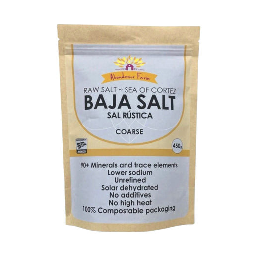 Abundance Farm Baja Salt Coarse 450g Gary Brecka Wicked NRG