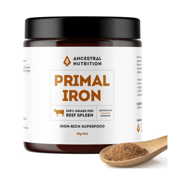Ancestral Nutrition Primal Iron 60g Powder Wicked NRG