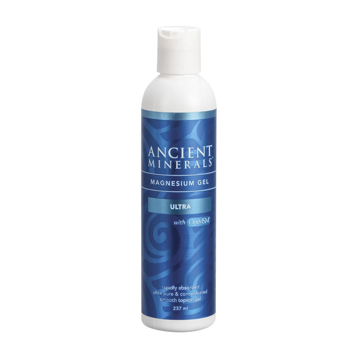 Ancient Minerals Magnesium Gel (50%) & MSM Ultra 237ml Wicked NRG