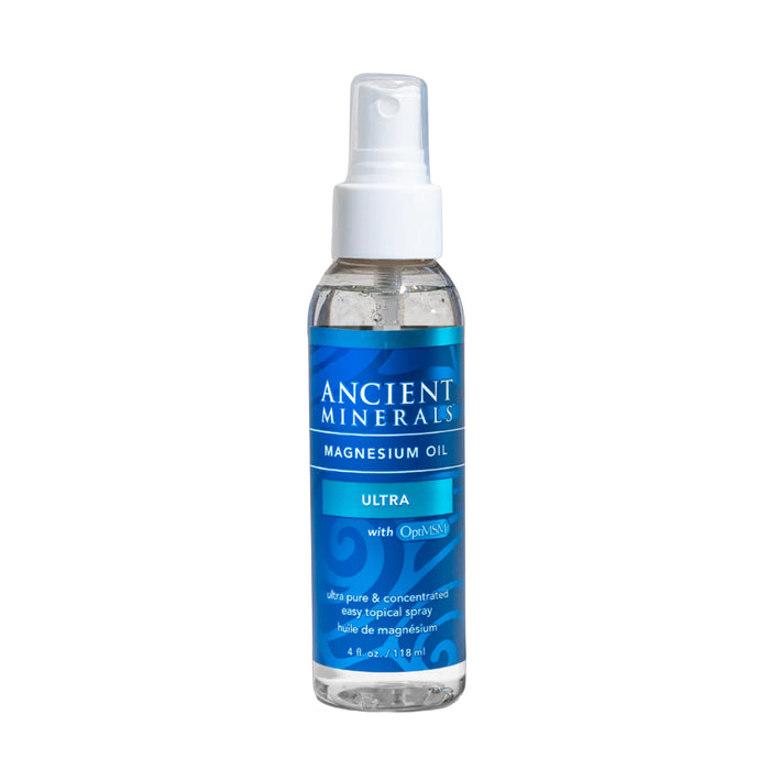 Ancient Minerals Magnesium Oil (50%) & MSM Ultra 118ml Wicked NRG