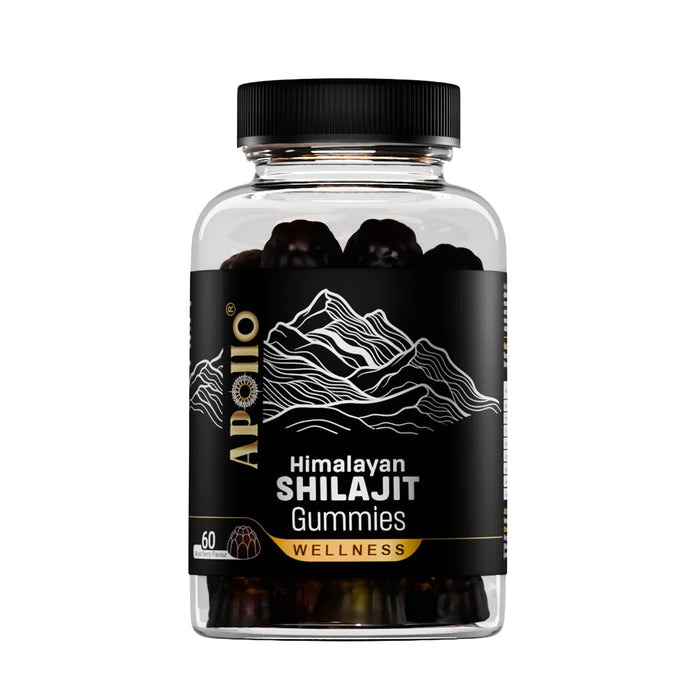 Apollo Shilajit Gummies 60 softgels Wicked NRG
