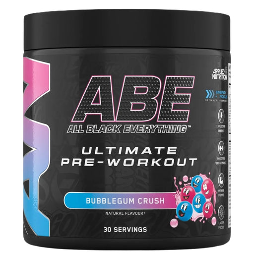 Applied Nutrition ABE All Black Everything Bubblegum Crush 30 Serves Wicked NRG