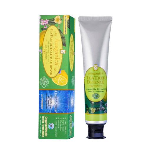 Ausganica Tea Tree Defence Organic Toothpaste, 130g, Wicked NRG