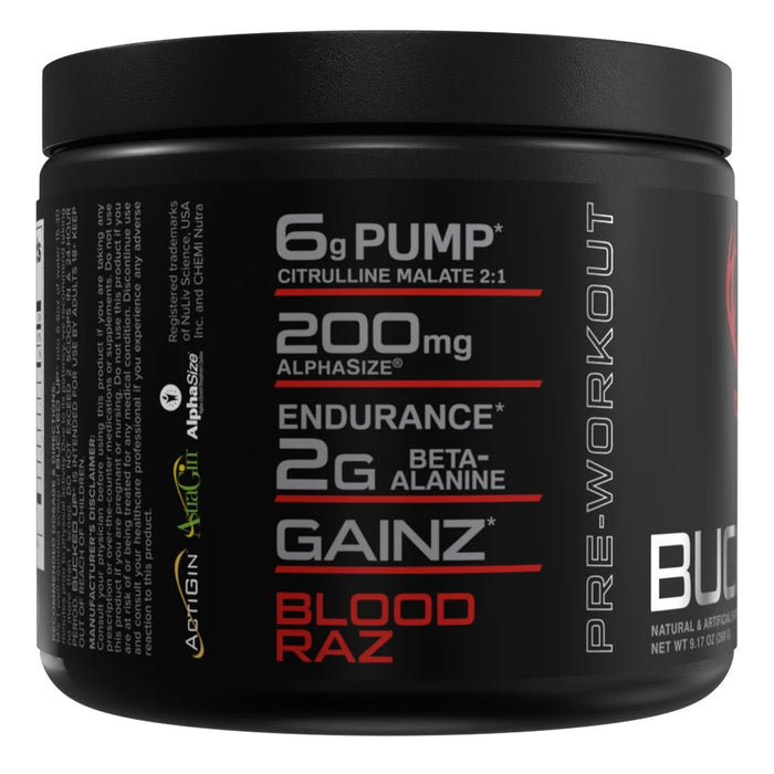 Bucked Up Pre Workout 25 Is stocked at WickedNRG in Darwin