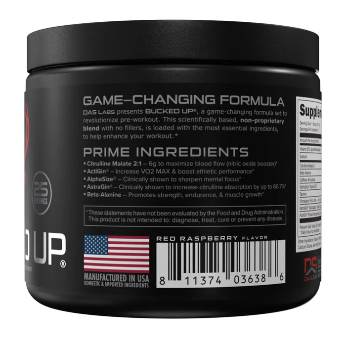 Bucked Up Pre Workout 25 Is stocked at WickedNRG in Darwin