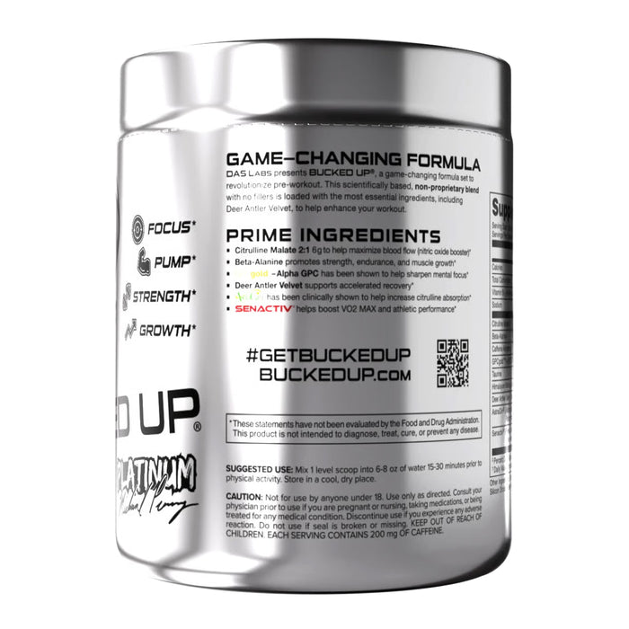 BUCKED UP Mike Perry Platinum Pre-Workout - Bucked Up - Cherry Coconut, 309g a Wicked NRG