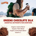 Barleans Greens Chocolate Silk 270 grms 9.52 oz Benefits Wicked NRG