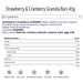 Bask & Co Strawberry & Cranberry Granola Bars 45g Ingredients Wicked NRG