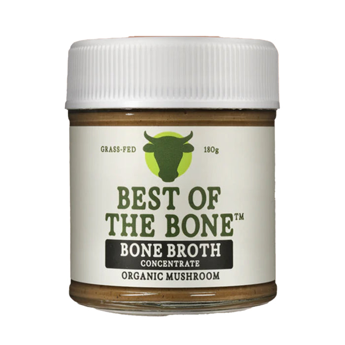 Best of the Bone Bone Broth Beef Concentrate Mushrooms Organic 180g Wicked NRG
