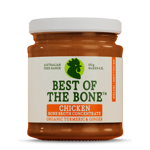 Best of the Bone Chicken Bone Broth Concentrate - Turmeric and Ginger 180g Wicked NRG