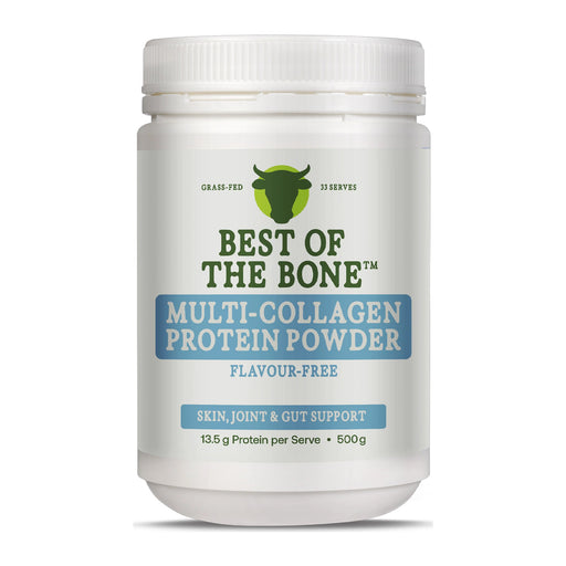 Best of the Bone Multi Collagen Protein Powder Unflavoured 500g Wicked NRG