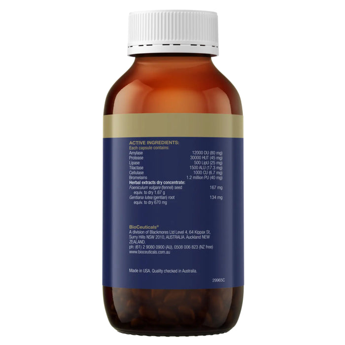BioCeuticals MultiGest Enzymes 180 Capsules Ingredients Wicked NRG