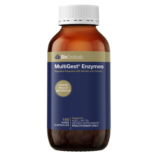BioCeuticals MultiGest Enzymes 180 Capsules Wicked NRG