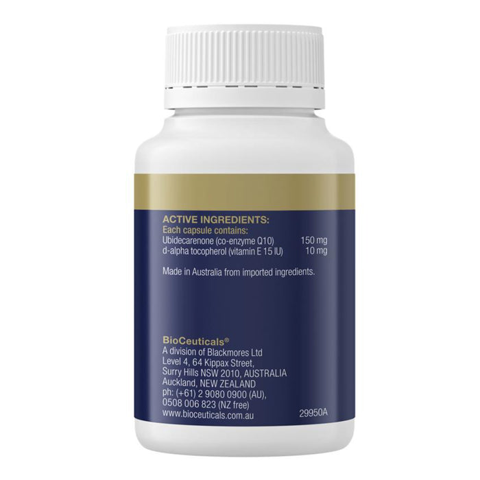 Bioceuticals CoQ10 Excel 150mg 90 Softgel Capsules Ingredients 1 Wicked NRG