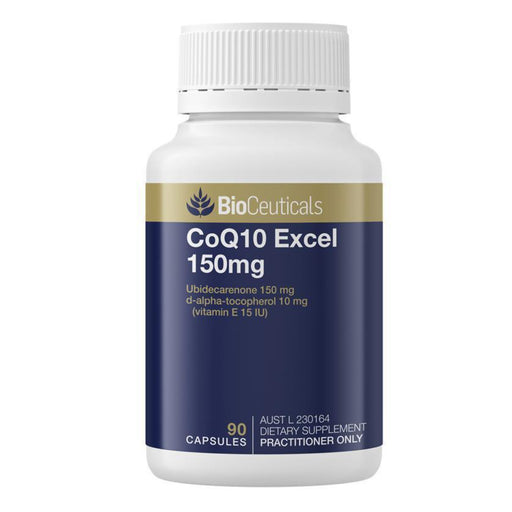 Bioceuticals CoQ10 Excel 150mg 90 Softgel Capsules Wicked NRG