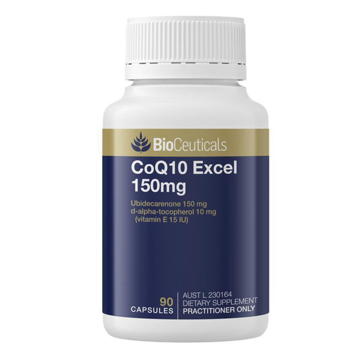 Bioceuticals CoQ10 Excel 150mg 90 Softgel Capsules Wicked NRG