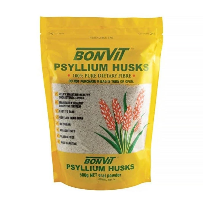 BonVit, Easy Fibre Psyllium Husk Powder, 500g, Wicked NRG