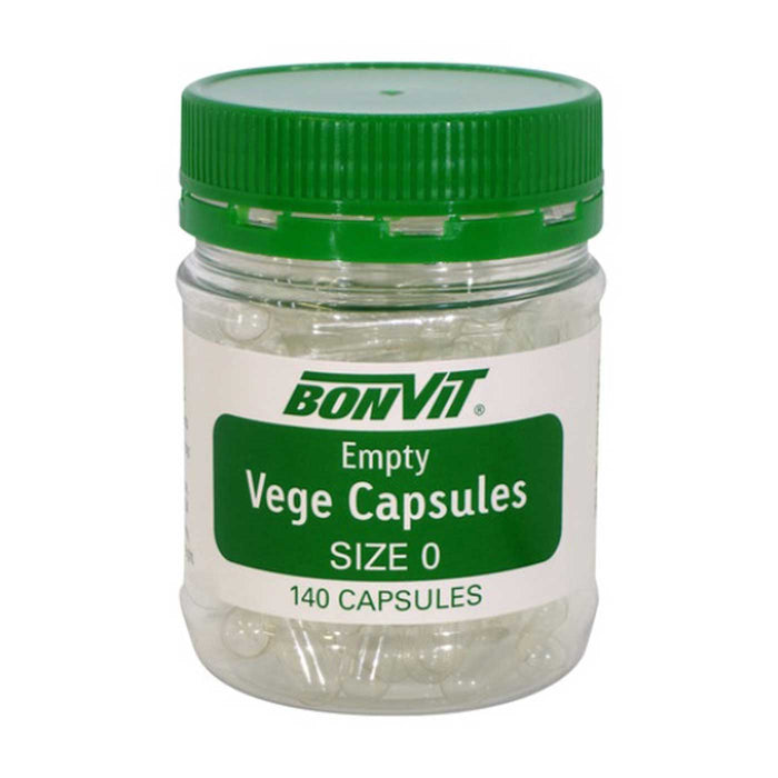 BonVit Empty Vege Capsules - Size 0 is available online at Wicked NRG, Darwin, Australia