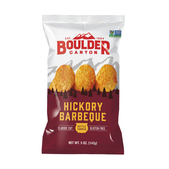 Boulder Canyon Hickory BBQ Chips 142g Wicked NRG