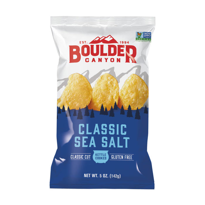 Boulder Canyon Sea Salt Chips 142g Wicked NRG