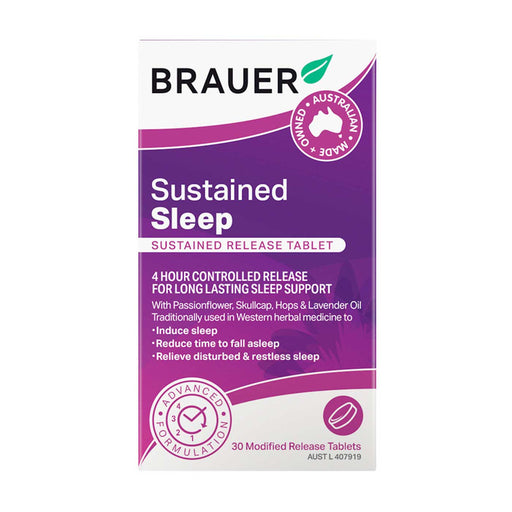 Brauer Sustained Sleep Tablet Box Front