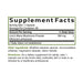 Bronson Lion's Mane Mushroom 60 Capsules Nutritional Panel Wicked NRG.jpg