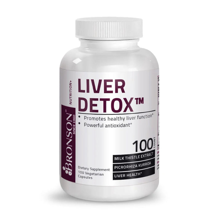 Bronson Liver Detox Formula 100 Capsules, Wicked NRG