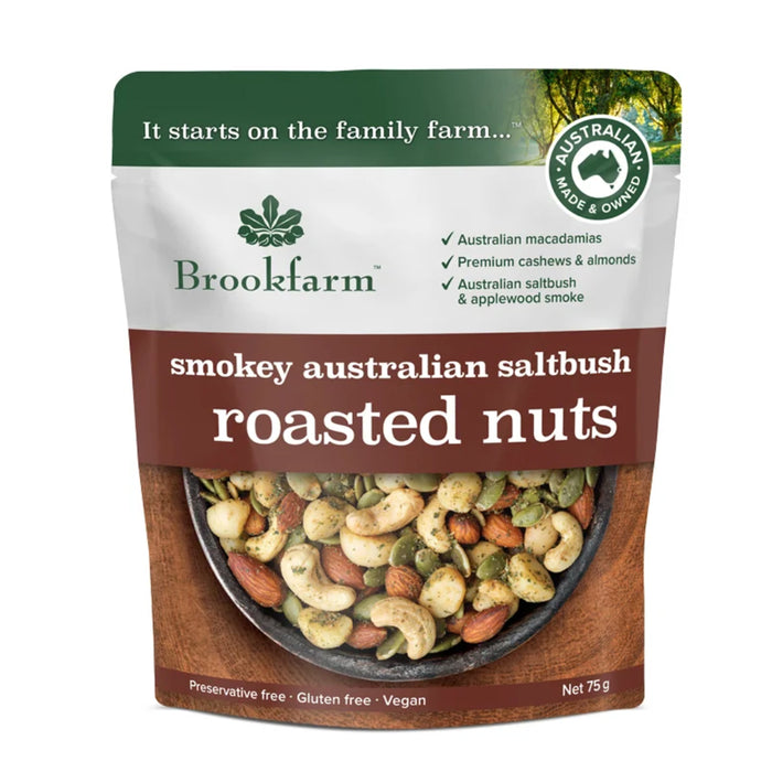 Brookfarm Roasted Nuts Smokey Australian Saltbush 75g Wicked NRG