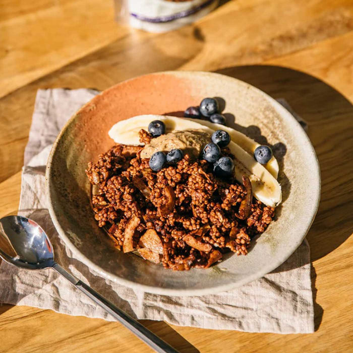 BrookFarm Gluten Free Granola, Cacao Coconut, 350 grams, Gluten Free, Wicked NRG