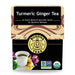 Budda Teas Organic Turmeric Ginger Tea 18 tea bags, Wicked NRG