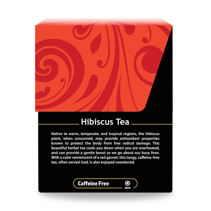Buddha Teas Organic Hibiscus Tea 18 bags, Packaging, Wicked NRG