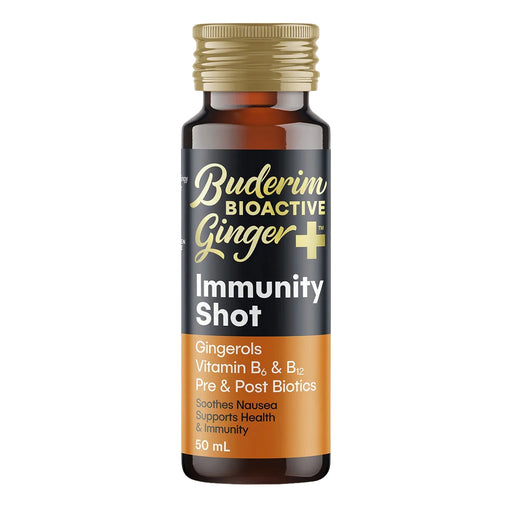 Buderim BioActive Ginger+ Immunity Shots 50mL Wicked NRG