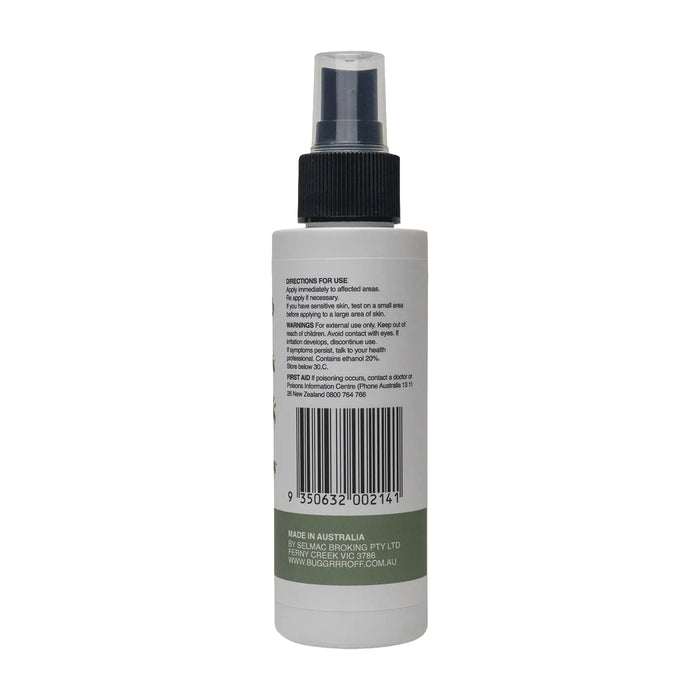 Bug-Grrr Off For bites stings + itchy things 100% Natural Spray 100ml a Wicked NRG
