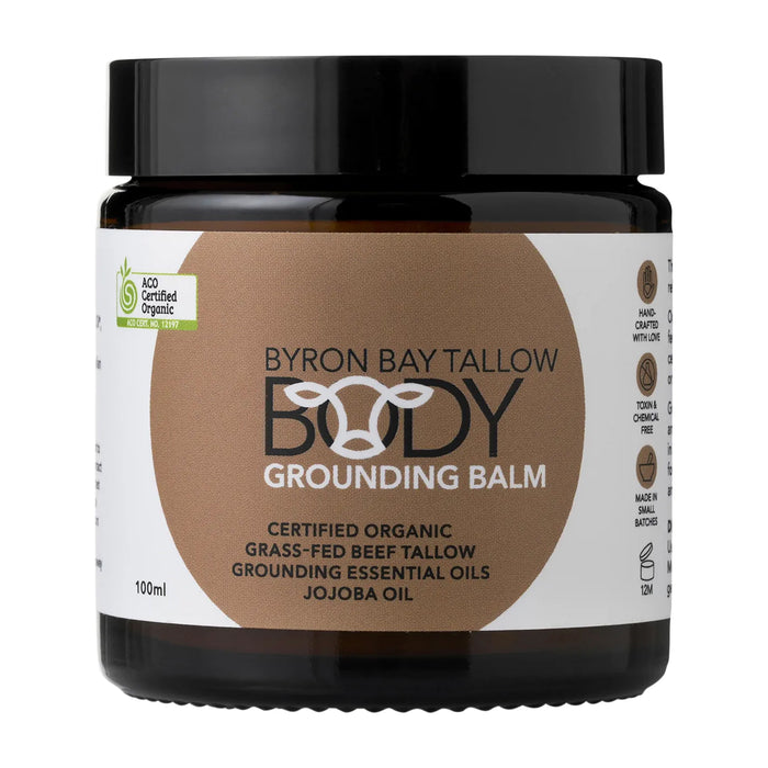 Byron Bay Tallow Organic Body Grounding Balm 100ml Wicked NRG