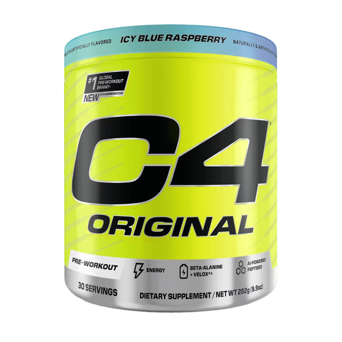 C4 Original Pre Workout Powder Icy Blue Rasberry 30 serves Wicked NRG