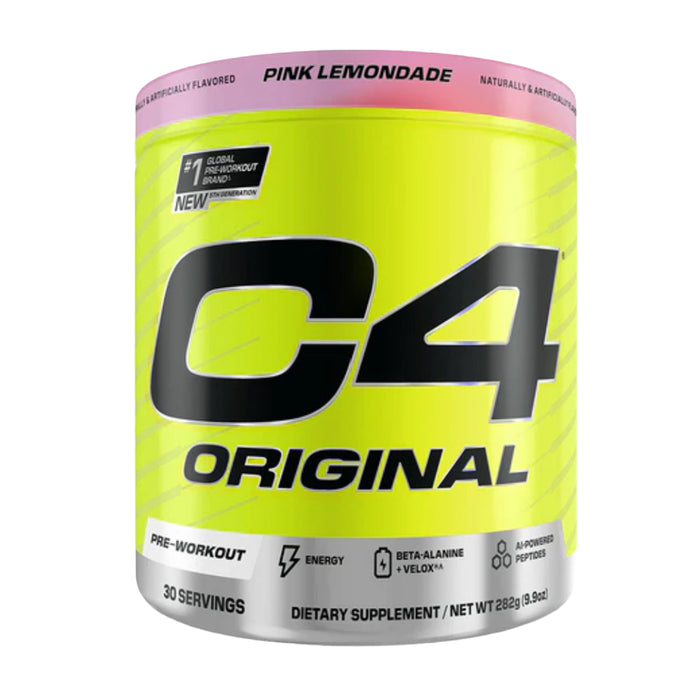 C4 Original Pre Workout Powder Pink Lemonade 30 serves Wicked NRG