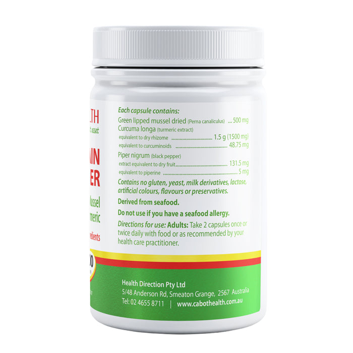 Cabot Health Natural Pain Manager Nutritional Panel, 100 Capsules Wicked NRG