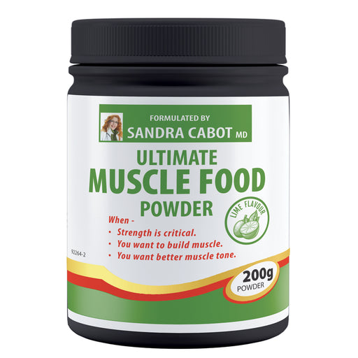 Cabot Health Ultimate Muscle Food Powder 200g Wicked NRG