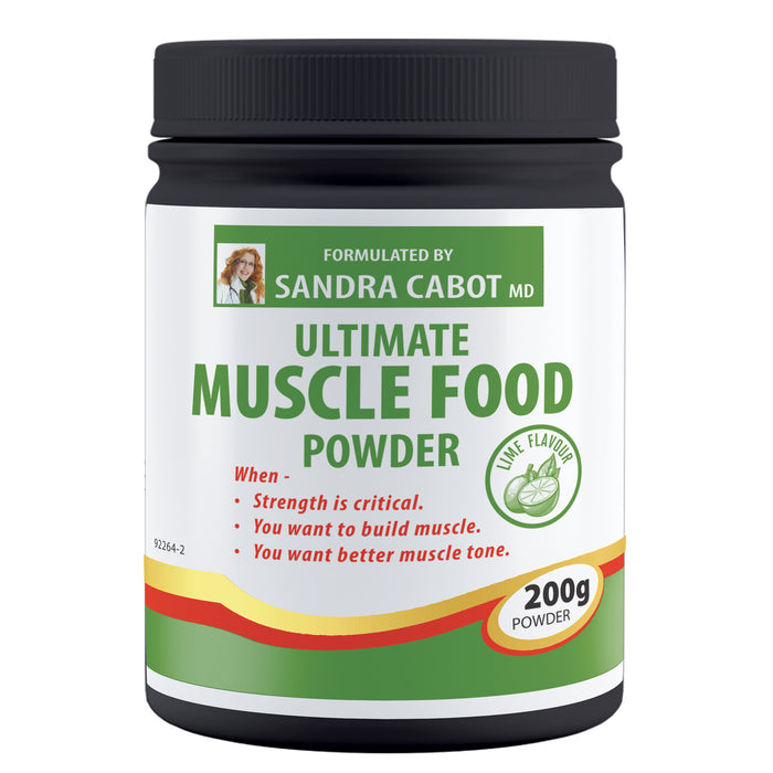 Cabot Health Ultimate Muscle Food Powder 200g Wicked NRG
