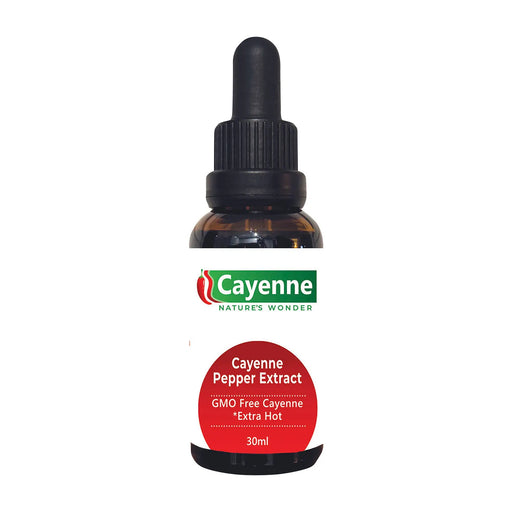 Cayenne Nature's Wonder Cayenne Pepper Extract with dropper 30ml Wicked NRG