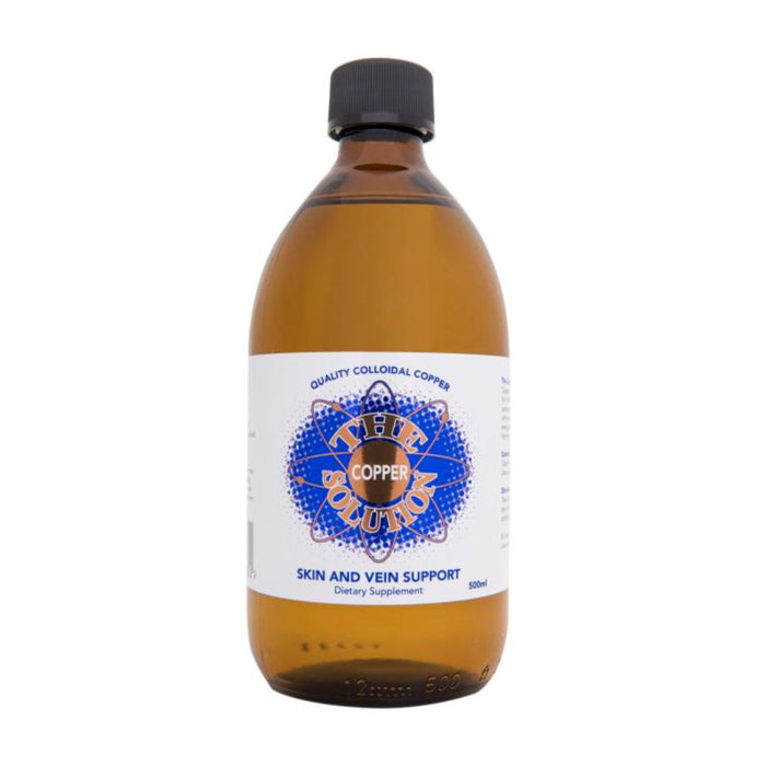 Colloidal Health Solutions Colloidal Copper 500ml Glass Wicked NRG
