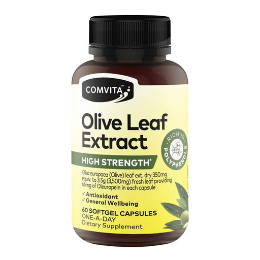 Comvita Olive Leaf Extract High Strength 60 Capsules Wicked NRG