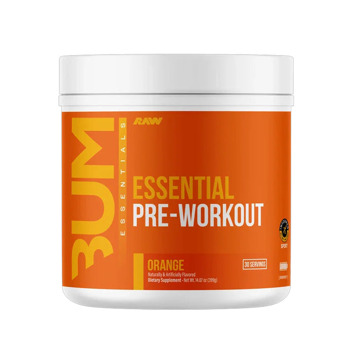 Core Nutritional CBUM  Essential Pre-Workout Orange 30 Serves Wicked NRG